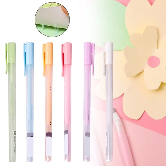 CoreLiving Quick Dry Color Spot Glue Pen for Paper Crafts, Precision Application Acid-Free Roller for Scrapbooking Supplies, Photo Safe Adhesive for Cards, 2 Pack