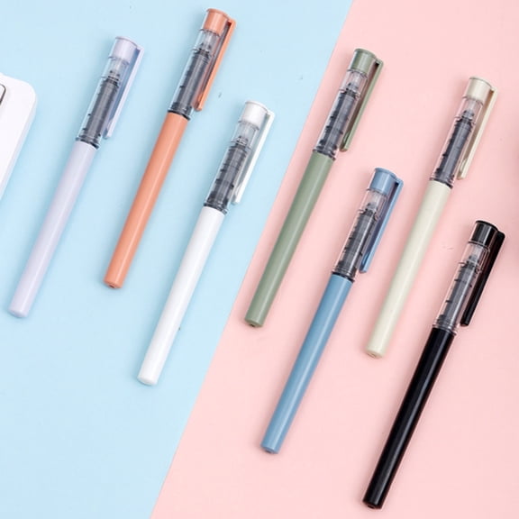 CoreLiving Quick Dry Ink Pens Rollerball 0.5 mm Extra Fine Point Liquid Ink Assorted Rainbow Colors Smooth Stationery Pens for Journaling Writing Note Taking Daily Use 1 Count