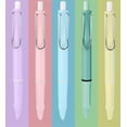 thumbnail image 1 of CoreLiving Retractable Ballpoint Pen Black Ink 0.38mm Fine Point with Super Soft Cushioned Grip Comfortable Writing Pens for Office Work from Home Essentials Journaling Supplies 1 Count, 1 of 4