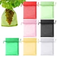 thumbnail image 1 of CoreLiving Reusable Produce Bags, Green Mesh Bags for Fruits and Vegetables with Drawstring, Garden Netting Pest Barrier for Raised Beds, Plant Covers from Birds and Insects, 1 of 9