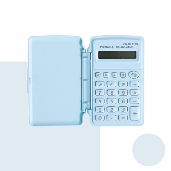 CoreLiving Scientific Calculator 8 Digit LCD Display Flip Cover Protection Battery Operated Desktop Handheld Portable Lightweight for Students Office Home Business Use