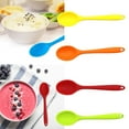 thumbnail image 1 of CoreLiving Silicone Cooking Spoons, 7.8 Inch Kitchen Spoons for Mixing, Serving and Stirring, Heat Resistant Non Stick Basting Utensils, Dishwasher Safe Spatula Spoon, 1 of 5