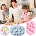 thumbnail image 1 of CoreLiving Silicone Rabbit Egg Mold - Food Safe Baking Mold for Easter Chocolate Candy Soap Making with Spring Bunny Design, Craft Mold 9 Cavity, 1 of 7