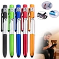 thumbnail image 1 of CoreLiving Stylus Pen for iPad Tablet, 3-in-1 Multi-Function Pen with Stylus Tip for Touch Screens, Ballpoint Pen for Writing, LED Flashlight for Illumination, Universal Pen for Phone, 1 Count, 1 of 8