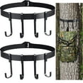 thumbnail image 1 of CoreLiving Tree Hooks and Straps with Heavy Duty Multi-Hooks, Adjustable Gear Holder Accessories for Hunting Tree Stand, Bow, Backpack, Includes 1 Pack, 1 of 8