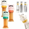 thumbnail image 1 of CoreLiving Universal Water Bottle Straw Cap and Spout Conversion Kit, Soft Silicone Replacement Lid with Integrated Drinking Straw for Standard Bottles, 1 Count, 1 of 10