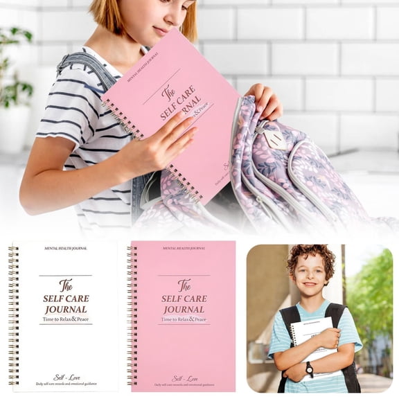 CoreLiving Wellness Journal for Women with Prompts - Daily Gratitude & Self Care Notebook for Positivity and Mindfulness - Undated 5 Minute Guided Reflection Planner