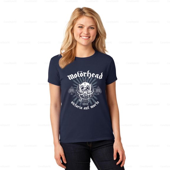 CoreStyle005 Motorhead Victoria Aut Morte Black T-shirt, for Unisex, up to size 5XL.