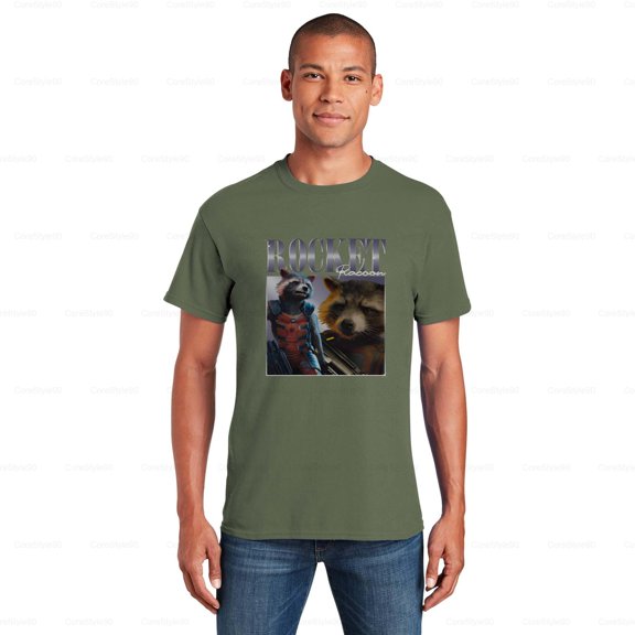 CoreStyle505 Rocket Racoon Shirt Guardians Of The Galaxy Superhero Shirt, for Unisex, up to size 5XL.