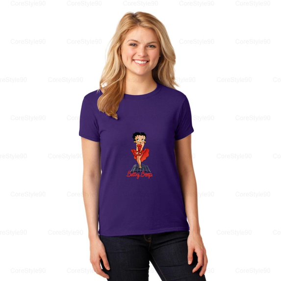 CoreStyle90 Betty Boop Vintage T Shirt Betty Boop Cotton Shirt For Top, for Unisex, up to size 5XL.