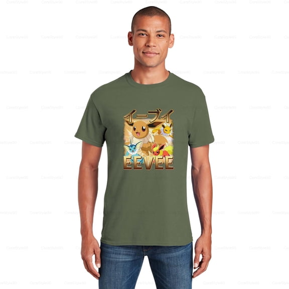 CoreStyle901 Eevee Evolution Shirt Eevee Umbreon Sylveon Vaporeon Top, for Unisex, up to size 5XL.
