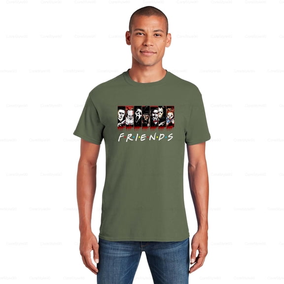 CoreStyle903 Horror Characters Friends Shirt Retro Horror Characters Top, for Unisex, up to size 5XL.
