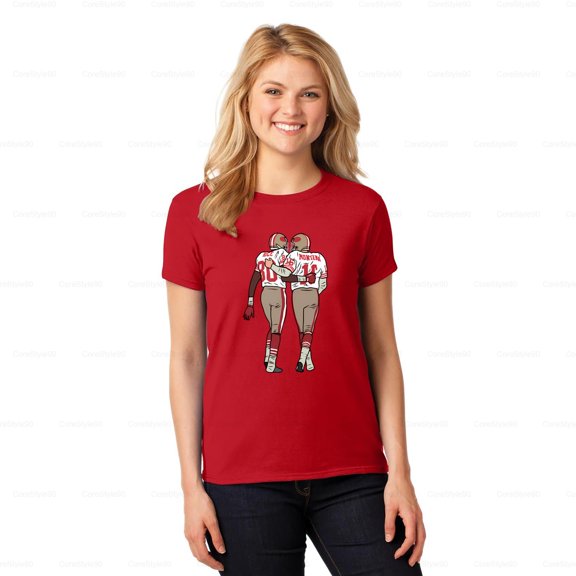 CoreStyle903 Jerry Rice and Joe Montana T-Shirt, for Unisex, up to size 5XL.