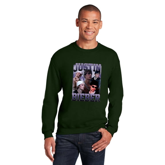 CoreStyle903 Justin Bieber Varsity - Light Purple - Unisex Crewneck T-shirt, for Unisex, up to size 5XL.