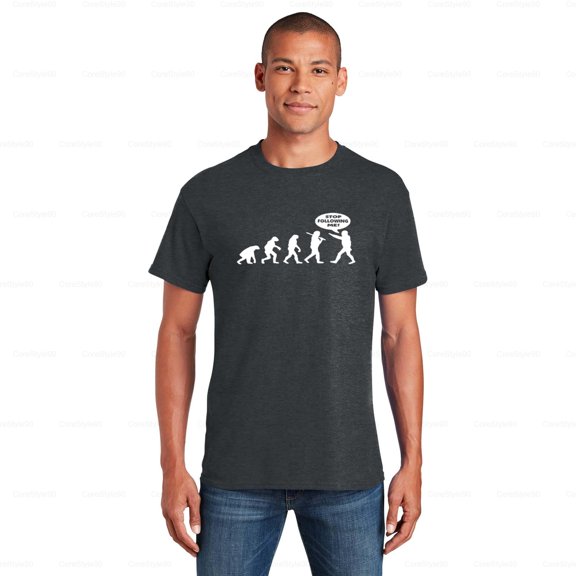 CoreStyle903 Mens Big and Tall Clothing T-shirts Graphic Tee Funny Saying Evolution Man, for Unisex, up to size 5XL.