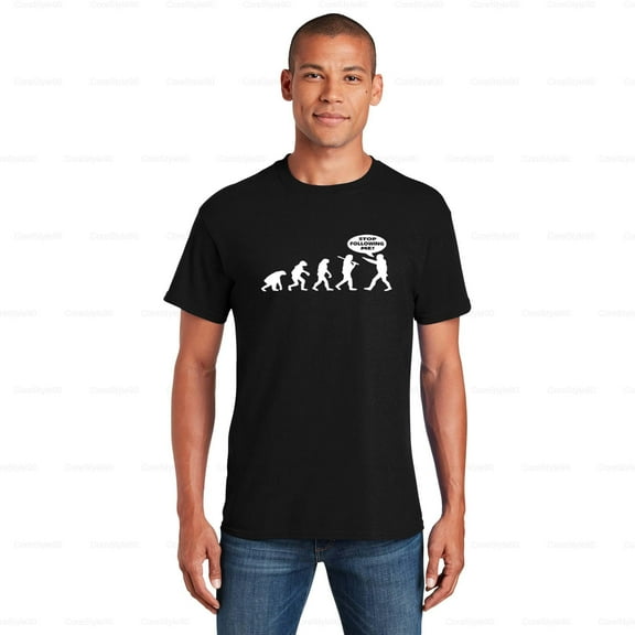 CoreStyle903 Mens Big and Tall Clothing T-shirts Graphic Tee Funny Saying Evolution Man, for Unisex, up to size 5XL.