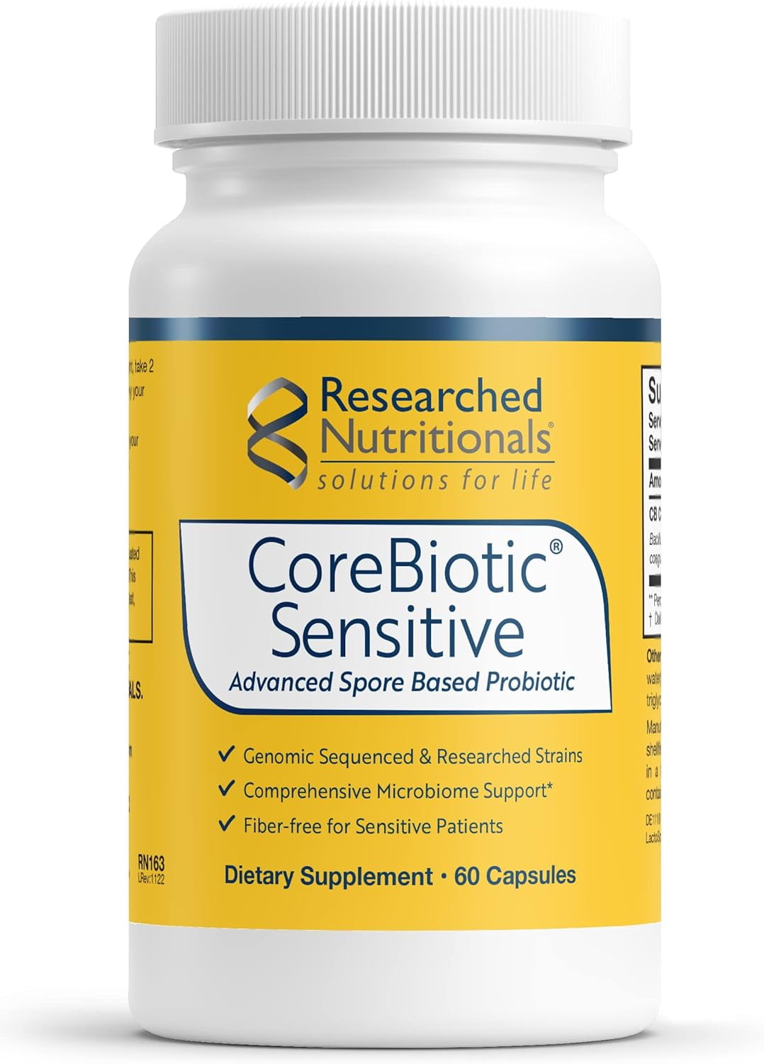 Corebiotic Sensitive For Low FODMAP Diet Spore Based Probiotic