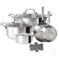 thumbnail image 1 of CoreClad 13-Piece Tri-Ply Stainless Steel Cookware Set, Induction Ready, 1 of 5