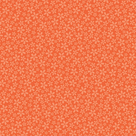 Darice Core'dinations Core Basics Patterned Cardstock 12 X12 Inches Orange Flower