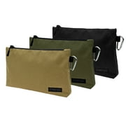 Coreflex 3 Pack Premium Tool Pouch Zipper Bag, Small Tool Bag, Multipurpose Storage pouch, 12 X 7 X 2 inches