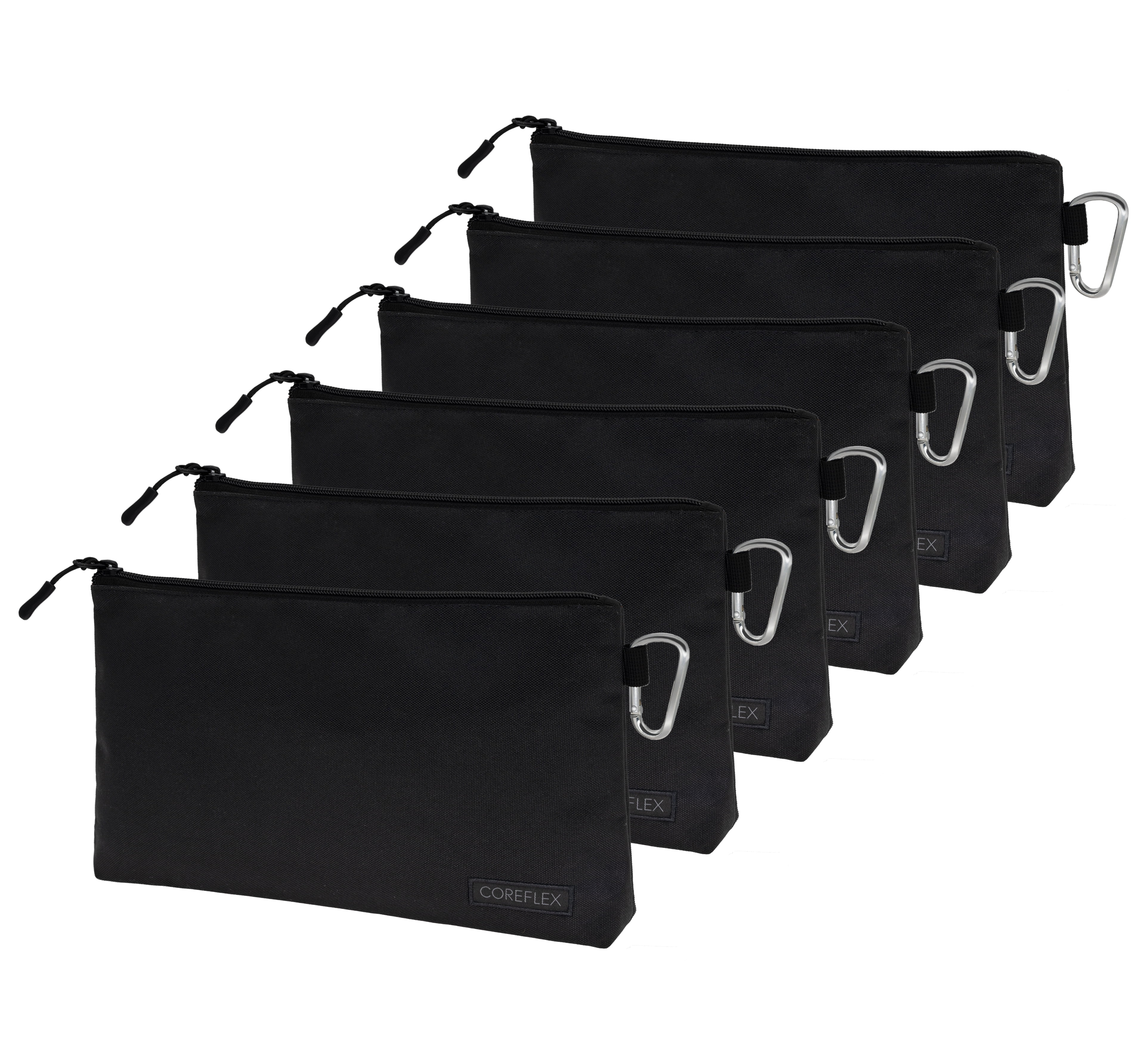Coreflex 3 Pack Premium Tool Pouch Zipper Bag Small Tool Bag Multipurpose Storage pouch 12 X 7 X 2 inches Walmart