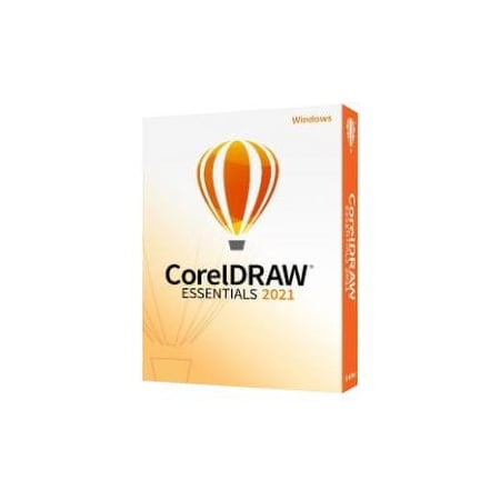 Corel CorelDRAW 2021 Essentials, Box Pack, 1 License, Mini Box Packing