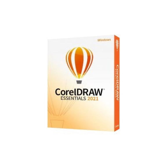 Corel CorelDRAW 2021 Essentials, Box Pack, 1 License, Mini Box Packing