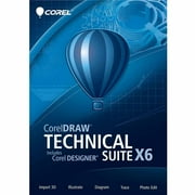 Corel ESDCDTSX6ENUG CorelDRAW Technical Suite X6 Upgrade ESD Software PC Digital Code