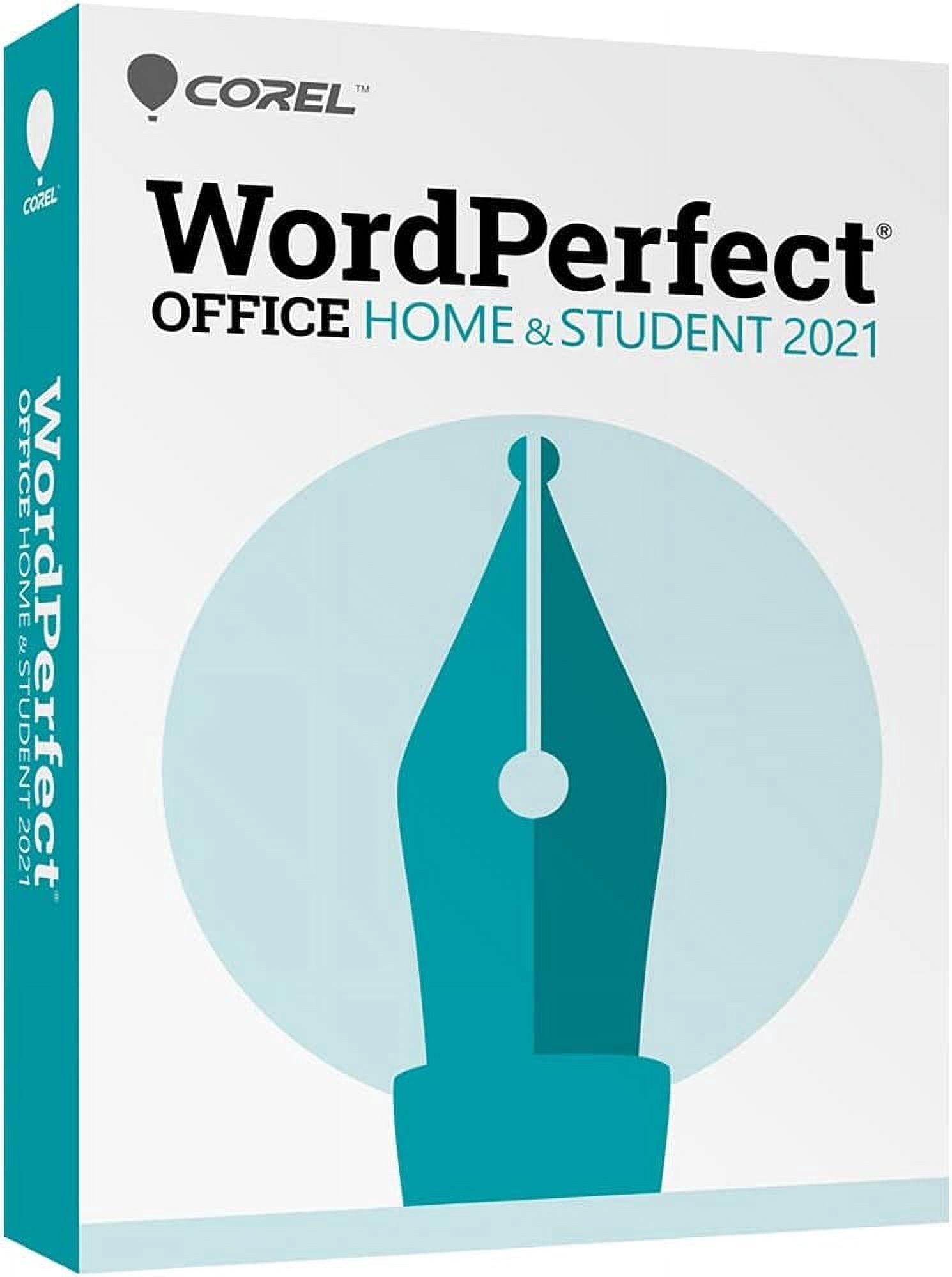 Corel: Office Home &amp; Student 2021, WordPerfect (PC Disc) 1 User