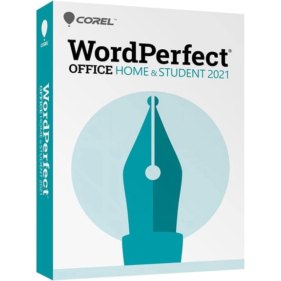 Corel: Office Home & Student 2021, WordPerfect (PC Disc) 1 User