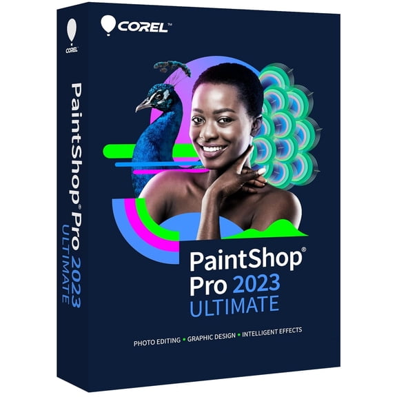 Corel PaintShop Pro 2023 Ultimate, Box Pack, 1 User, Mini Box Packing