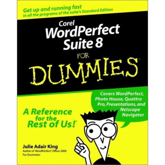 Pre-Owned Corel WordPerfect Suite 8 For Dummies (Paperback) 0764501879 9780764501876