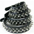 thumbnail image 1 of Corelife Faux Leather Spike Fashion Dog & Cat Collar, Black, XXS, 1 of 9