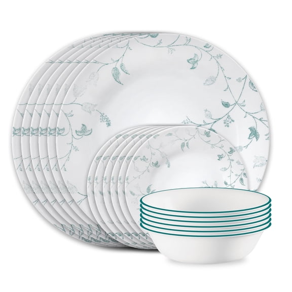 Corelle Chambord 18-Piece Glass Dinnerware Set (Service for 6)