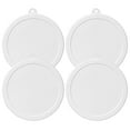 thumbnail image 1 of Corelle 418-PC White Plastic Storage Replacement Lid Cover for 418 Dish (4-Pack), 1 of 4