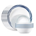 thumbnail image 1 of Corelle Acadia 18-Piece Glass Dinnerware Set (Service for 6), 1 of 6