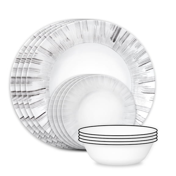 Corelle Arica 12-Piece Glass Dinnerware Set (Service for 4)