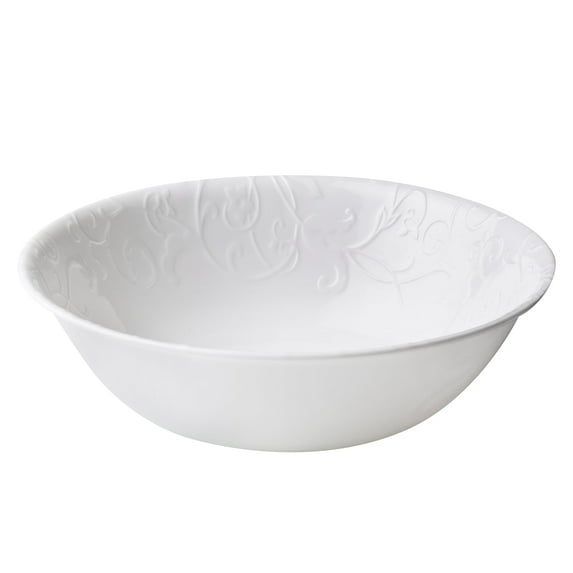 Corelle Bella Faenza 32 oz Embossed Glass Serving Bowl