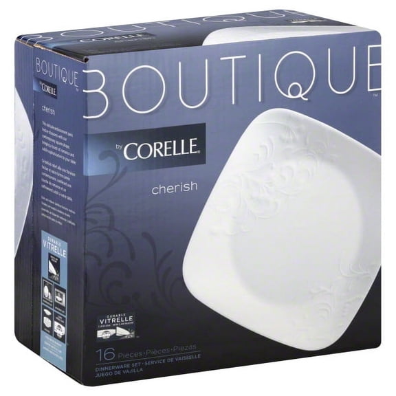 Corelle Boutique 16-Pieces Dinnerware Set - Cherish Square