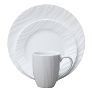 Corelle Boutique Swept Embossed 16-pc Dinnerware Set