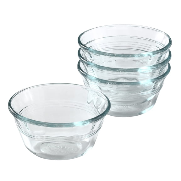 4-Piece 6-Ounces, Custard Cup Set, Pyrex