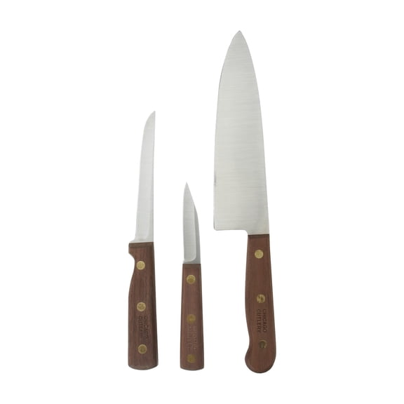 Corelle Brands Chicago Cutlery Walnut Tradition Kitchen Knife Set - Pack of 16