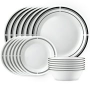 Corelle Brasserie 18-Piece Glass Dinnerware Set (Service for 6)