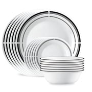 Corelle Brasserie 18-Piece Glass Dinnerware Set (Service for 6)