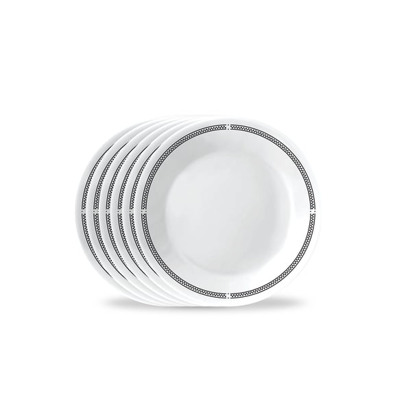 Corelle Brasserie 6.75" Glass Appetizer Plate (Set of 6)