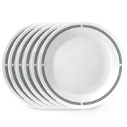 Corelle Brasserie 6.75" Glass Appetizer Plate (Set of 6)