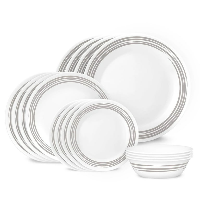 CXLL Dinnerware Sets for 4/6/12,Black and White Plates Bowls Set,Chinese  Dinner Set,Dish Set/tableware Ancient Ink Painting Design-for Home,Kitchen