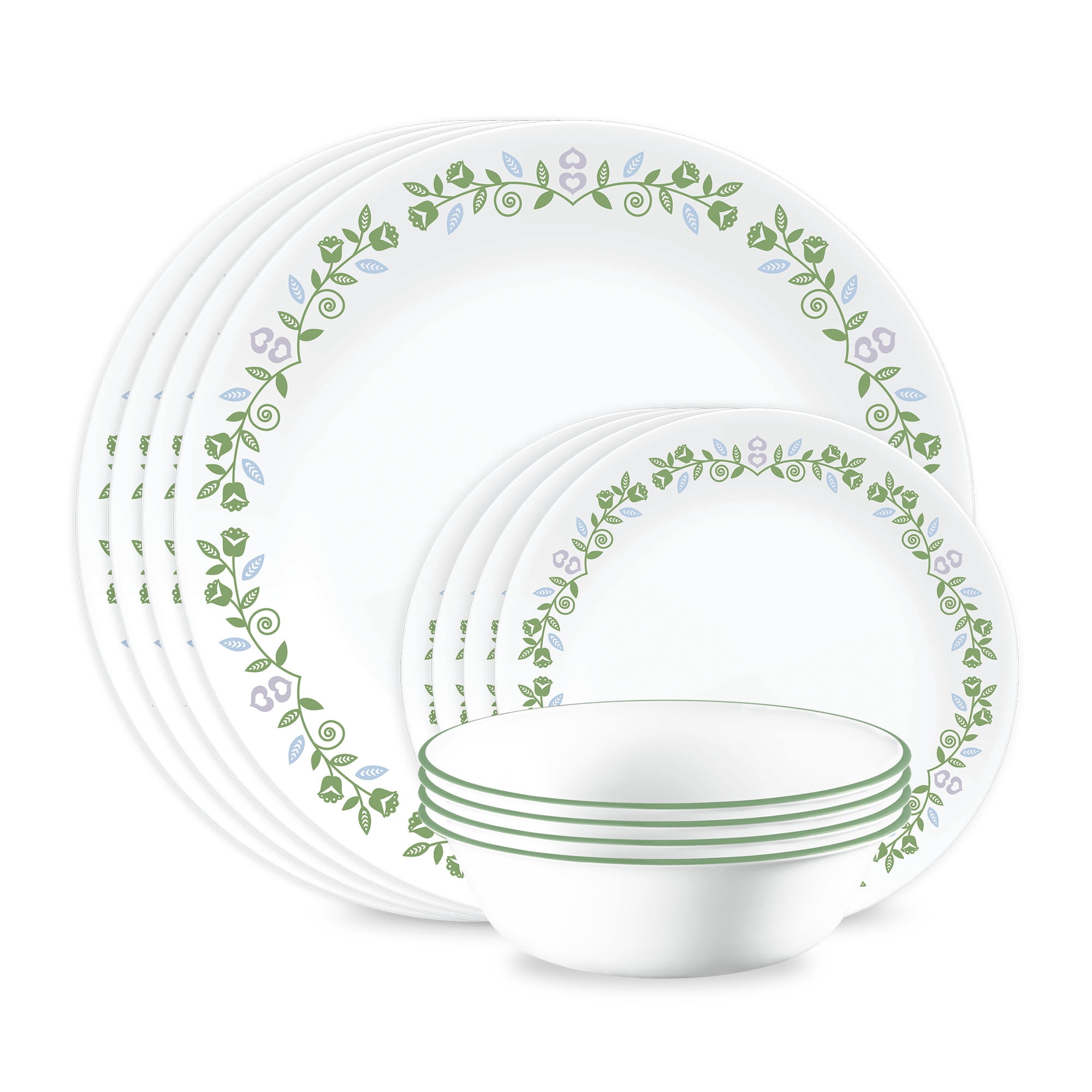 Corelle Bryndle 12-Piece Glass Dinnerware Set (Service for 4