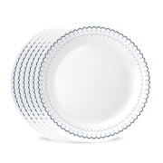 Corelle Caspian Lace 10.25" Glass Dinner Plate (Set of 6)