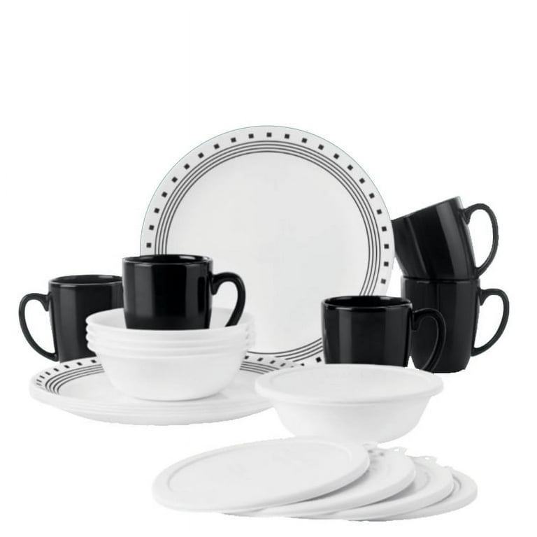 Corelle City Block 20-piece Dinnerware Set, Service for 5